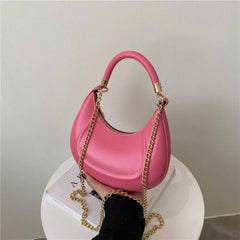 Women Chain Shoulder Underarm Bags Casual Ladies Small Purses Handbags