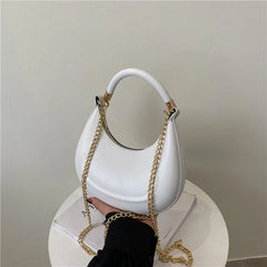 Women Chain Shoulder Underarm Bags Casual Ladies Small Purses Handbags