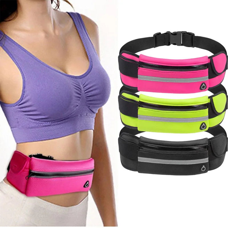Women Chest Waist Bags Bum Fanny Pack Belt for Running Jogging Cycling