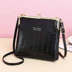 Crocodile Grain PU Leather Crossbody Bag Small Female Mobile Phone Bag