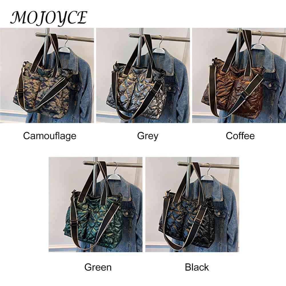 Women Cotton Padded Totes Adjustable Ladies Crossbody Bags