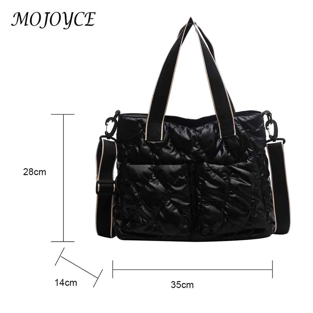 Women Cotton Padded Totes Adjustable Ladies Crossbody Bags