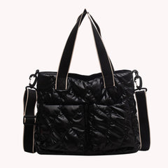 Women Cotton Padded Totes Large Capacity Crossbody Bags
