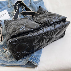 Women Cotton Padded Totes Large Capacity Crossbody Bags