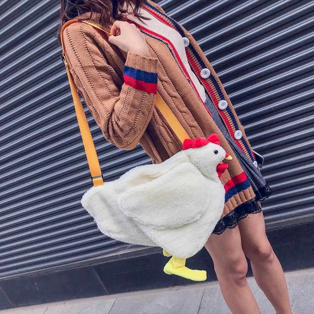 Chicken Pattern Crossbody Bag Women Shoulder Party Cellphone Bag