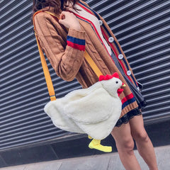 Chicken Pattern Crossbody Bag Women Shoulder Party Cellphone Bag