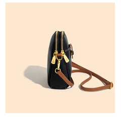 Women Crossbody Bag Leather Female Messenger Bags High Capacity Mobile Phone Bag
