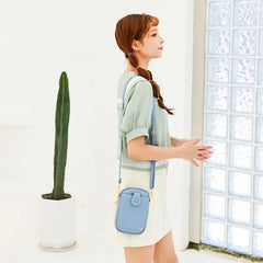 Women Crossbody Bag PU Leather Mobile Phone Bags Small Female Messenger Bag