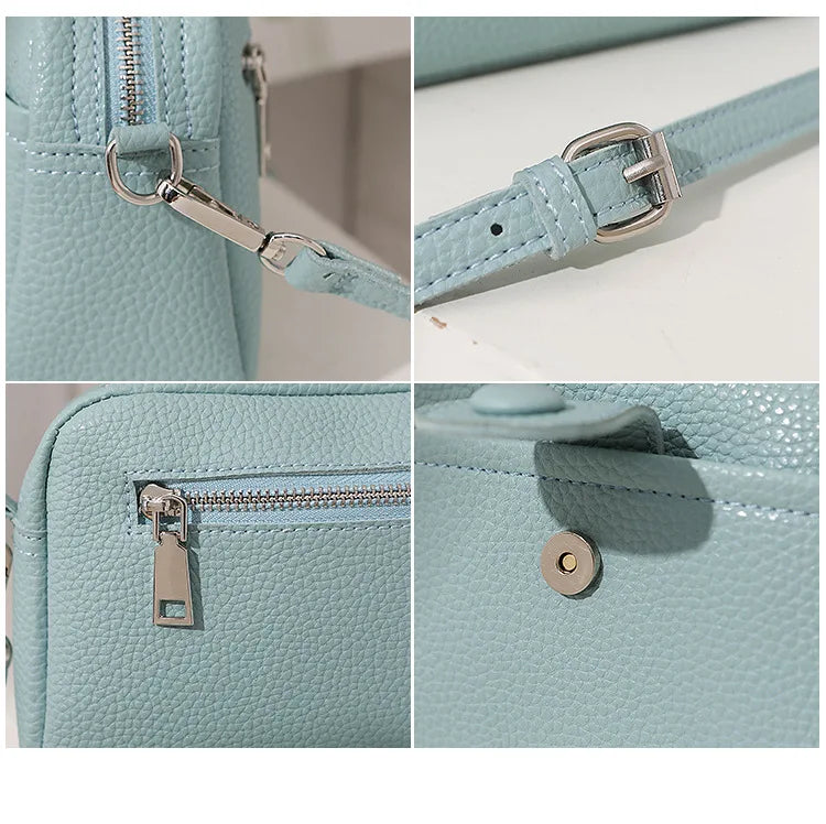 Women Crossbody Bags PU Leather Shoulder Handbags Phone Bag Purse