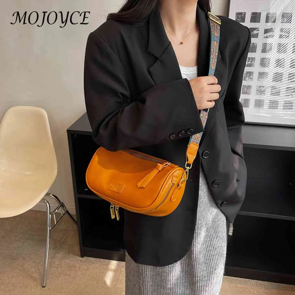 Women Crossbody Bags PU Leather Shoulder Messenger Bags Adjustable Strap