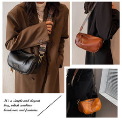 Women Crossbody Bags PU Leather Shoulder Messenger Adjustable Strap