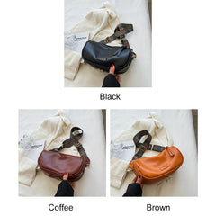 Women Crossbody Bags PU Leather Shoulder Messenger Adjustable Strap