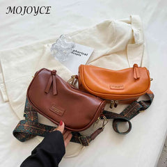 Women Crossbody Bags PU Leather Shoulder Messenger Bags Adjustable Strap