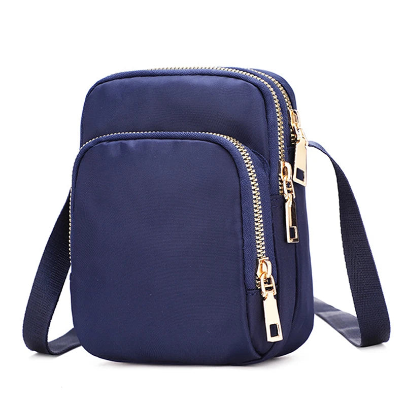 Women Crossbody Mobile Phone Shoulder Bag Lady Multifunction Handbag