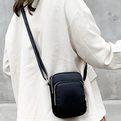 Women Crossbody Shoulder Bag Zipper Handbag Wrist Purse