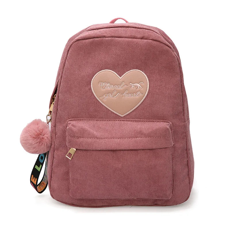 Girls Small Backpacks Feminine Packbag Teenagers Women Backpack