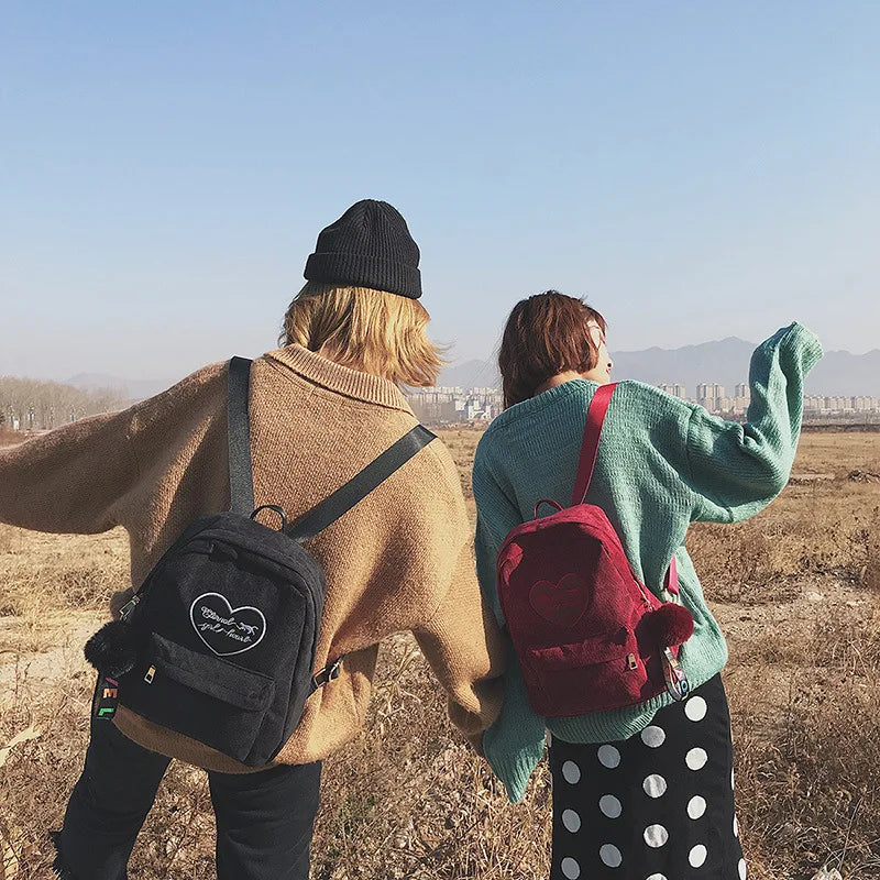 Women Backpack Teenagers Girls Small Backpacks Feminine Packbag