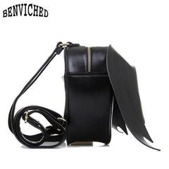 Women Daily Backpack Mochila Bat Bag Batwing Travel Bag Women Punk Stylish