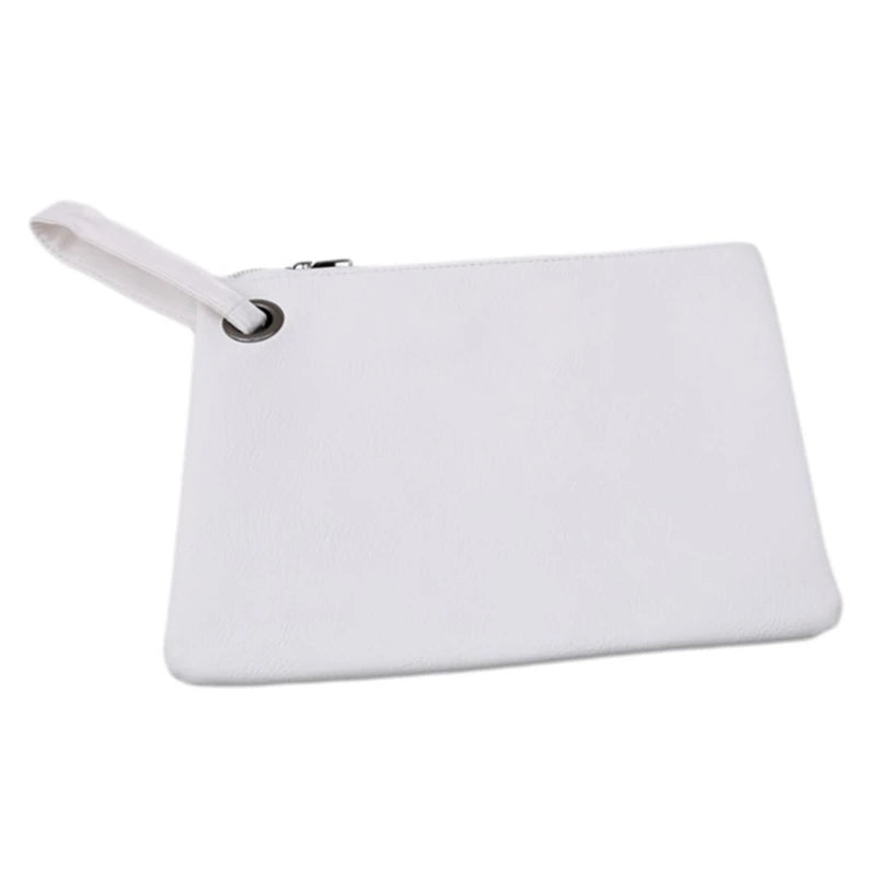 Women Envelope Clutch Bag PU Leather Party Handbag Vintage Evening Bag