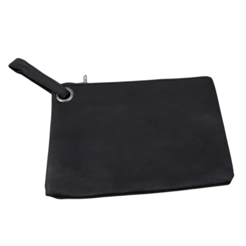 Women Envelope Clutch Bag PU Leather Party Handbag Vintage Evening Bag