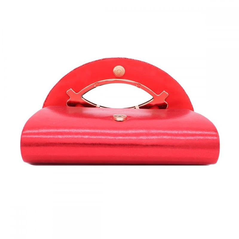 Diamond Sequin Clutch Red Wedding Purse Lady Party Clutches