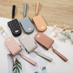 Floral PU Leather Phone Crossbody Bag Wallet Handbag