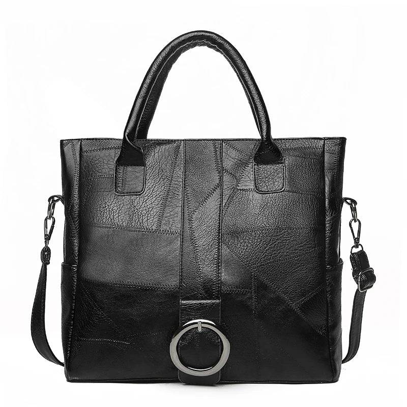 Large Capacity Brown Tote Bag for Women