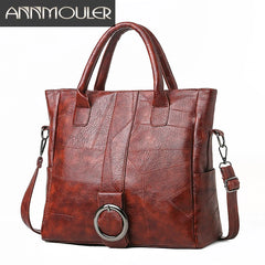 Large Capacity Brown Tote Bag for Women