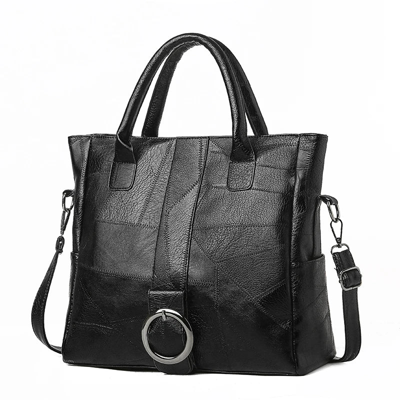 Large Capacity Brown Tote Bag for Women