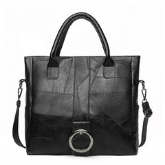 Large Capacity Brown Tote Bag for Women