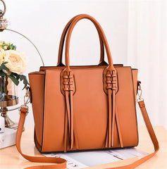 Women Handbag PU Leather Shoulder Bag Large Capacity Tote Bag