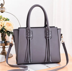 Women Handbag PU Leather Shoulder Bag Large Capacity Tote Bag