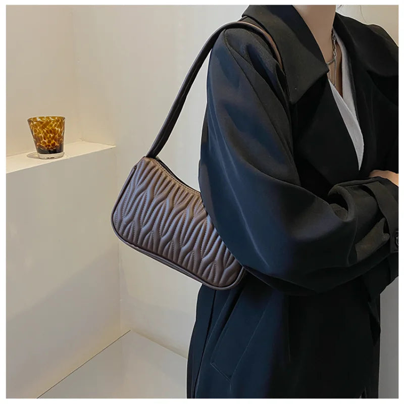 Women Handbag PU Leather Shoulder Bags Female Casual Solid Messenger Bag