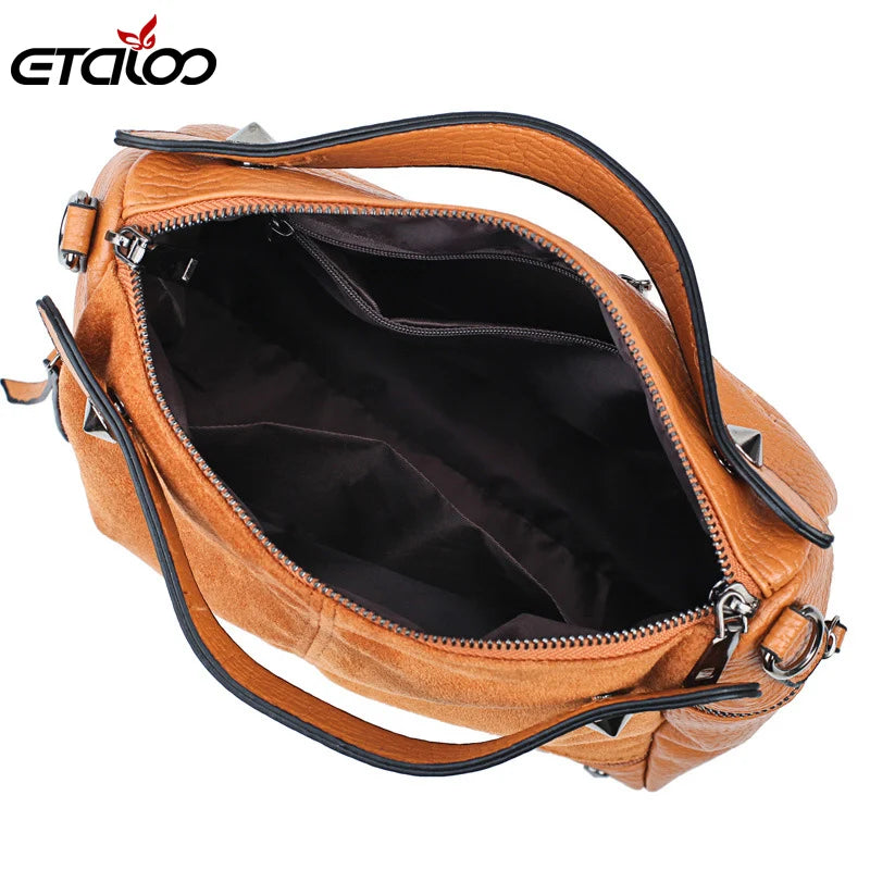 PU Leather Women Bag Large Capacity Tote Bags Big Ladies Shoulder Bag