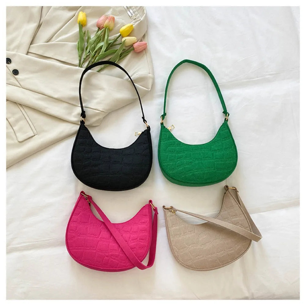 Ladies Green Leather Tote Bag with Chain Shoulder Pouch