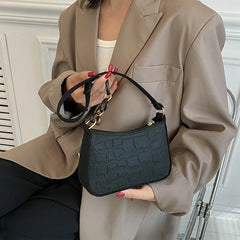 Women Mini Underarm Chain Shoulder Bag Ladies Felt Tote Bag