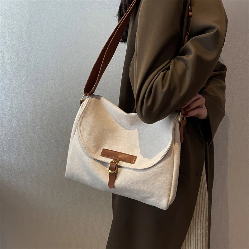Canvas Women's Shoulder Bags Casual Tote Satchels
