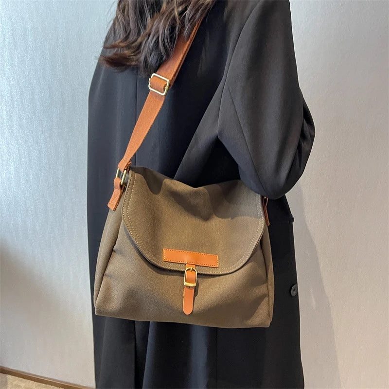 Canvas Women's Shoulder Bags Casual Tote Satchels