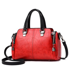 Vintage PU Leather Handbag Crossbody Shoulder Bag