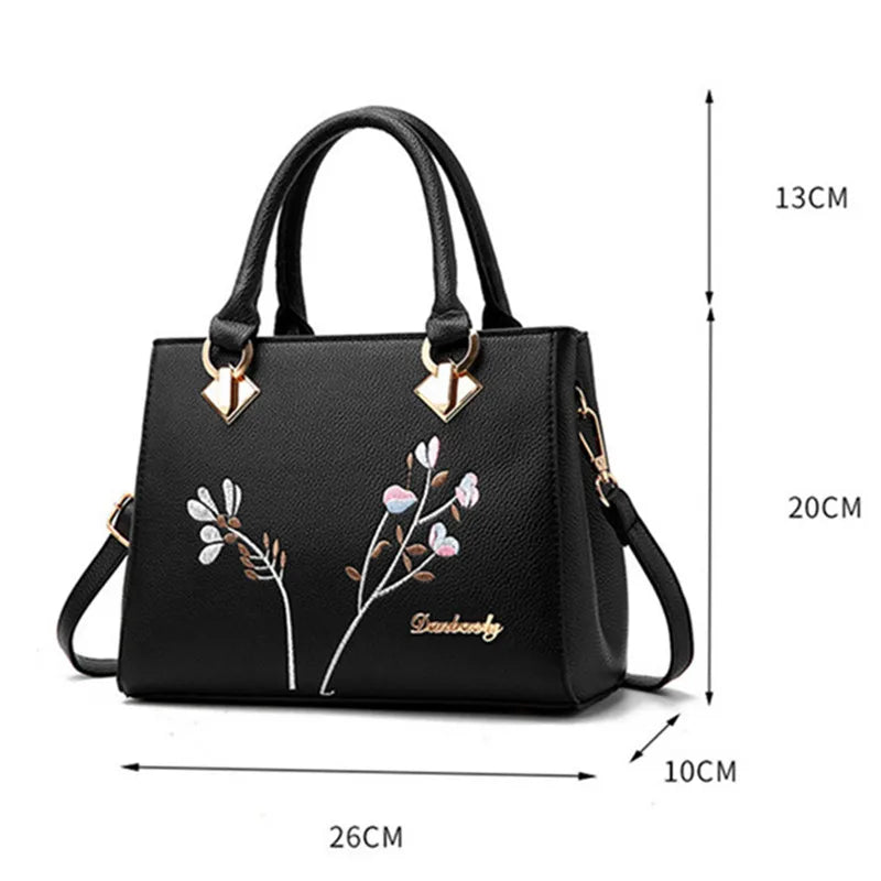 Retro Crossbody Shoulder Bags for Women Totes PU Leather Messenger Bags
