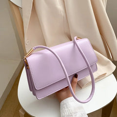 Women Soft PU Leather Handbag Vintage Armpit Shoulder Bag Casual Tote