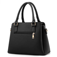 Tassel PU Leather Totes Bag Top-Handle Embroidery Crossbody Bag