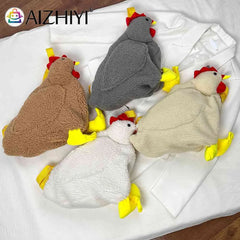 Hen Shape Plush Shoulder Crossbody Messenger Bag Fun Casual Ladies Cartoon