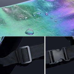 Women Holographic Waist Fanny Pack Belt Bag Pouch Travel