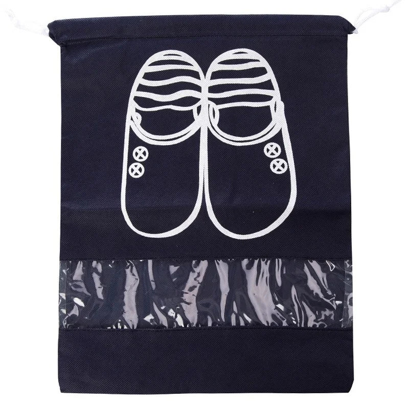Women High Shoe Bag Travel Pouch Storage Drawstring Organizer Cover