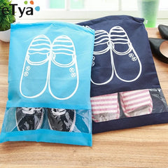 Women High Shoe Bag Travel Pouch Storage Drawstring Organizer Cover