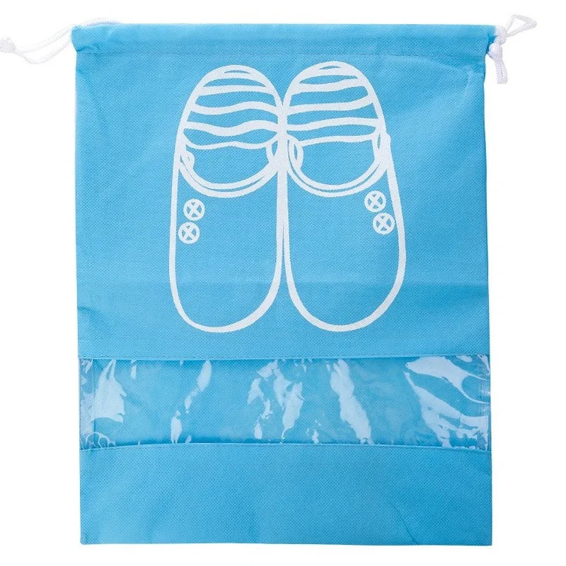 Women High Shoe Bag Travel Pouch Storage Drawstring Organizer Cover