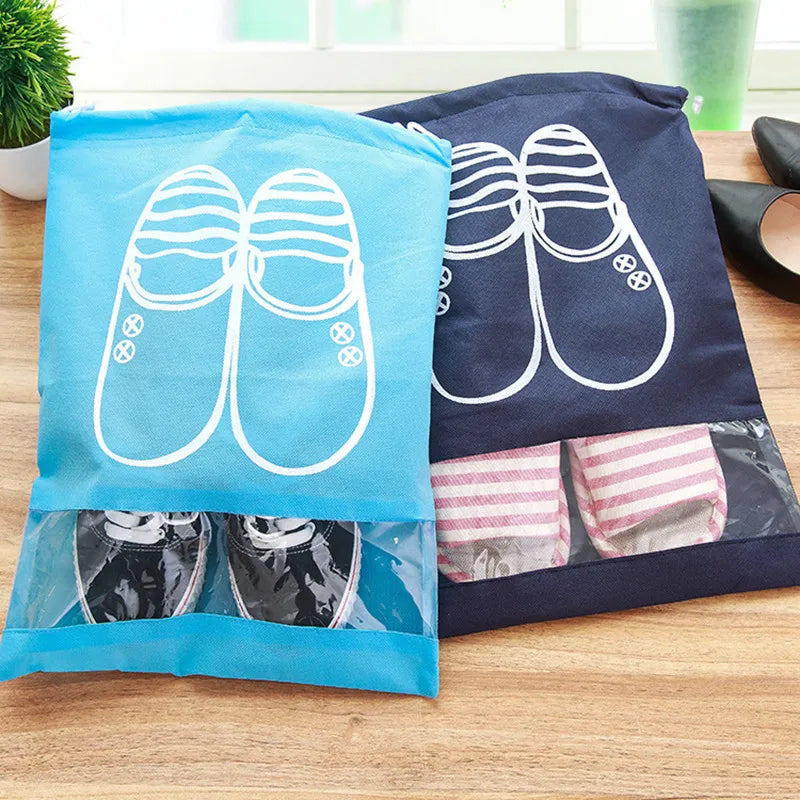 Women Hot High Shoe Bag Travel Pouch Portable Drawstring Bag Organizer Cover