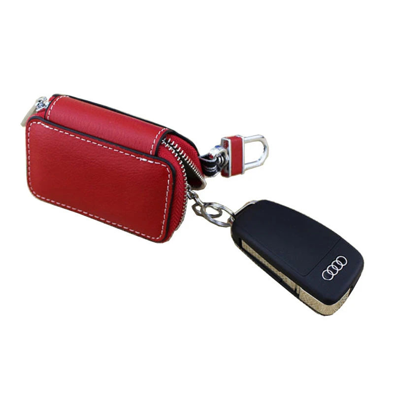 Women Key Holder Leather Key Organizer Wallet Woman Keychain Covers
