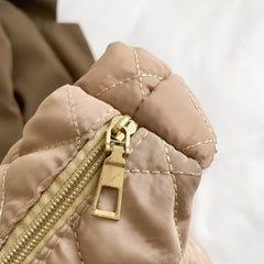 Women Rhombic Lattice Crossbody Bag Large Capacity Solid Shopping Travel